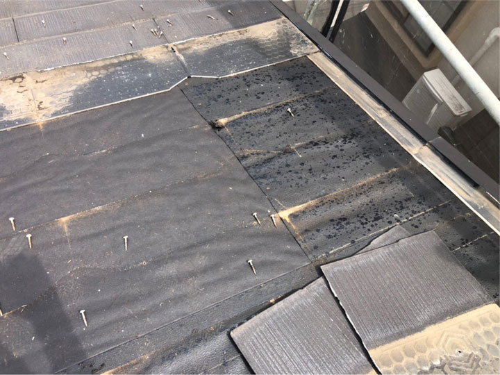 アスベスト含有スレート