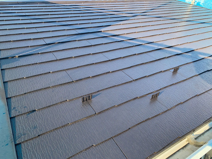 塗装後の屋根
