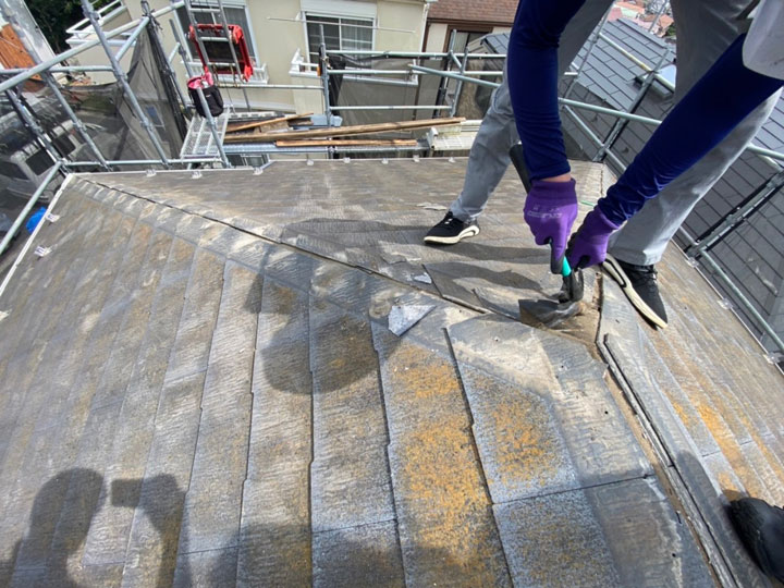 通常のアスベスト撤去