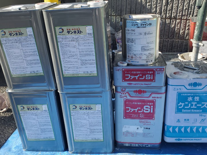 ダンネストを使用していた現場