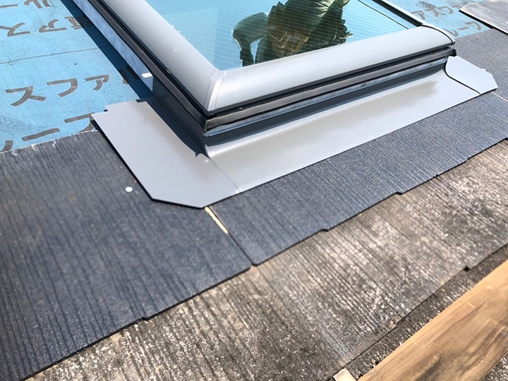 ルーフィングと一緒に交換