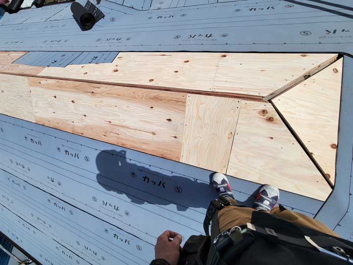 下地材は屋根リフォームでこだわるべき部分