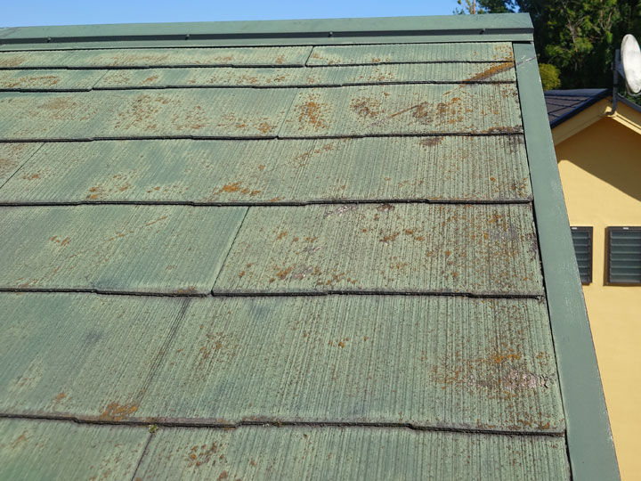 アスベストが含まれていた過去のスレート