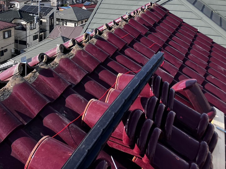 棟取り直しの様子