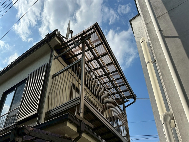 ポリカ波板交換完了