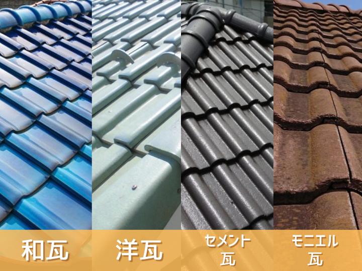 屋根瓦の種類