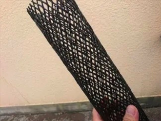 シリンダー（筒状）のタイプの落ち葉防止ネット