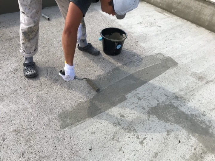 樹脂モルタルによる下地補修