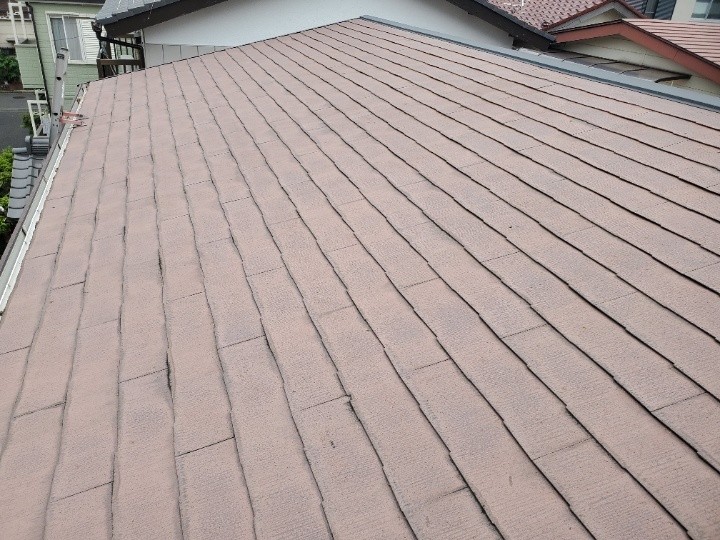 スレート屋根全体の劣化