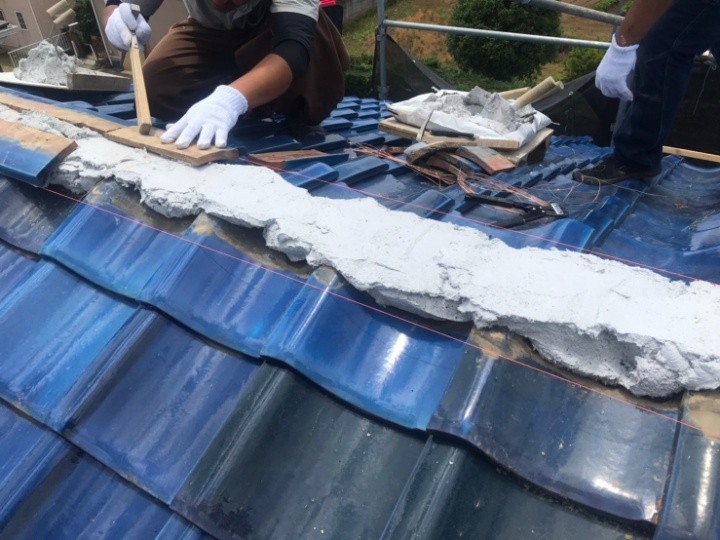 漆喰による新たな土台づくり