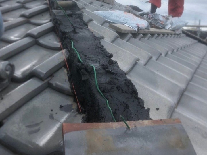 なんばん漆喰で新しい土台を形成